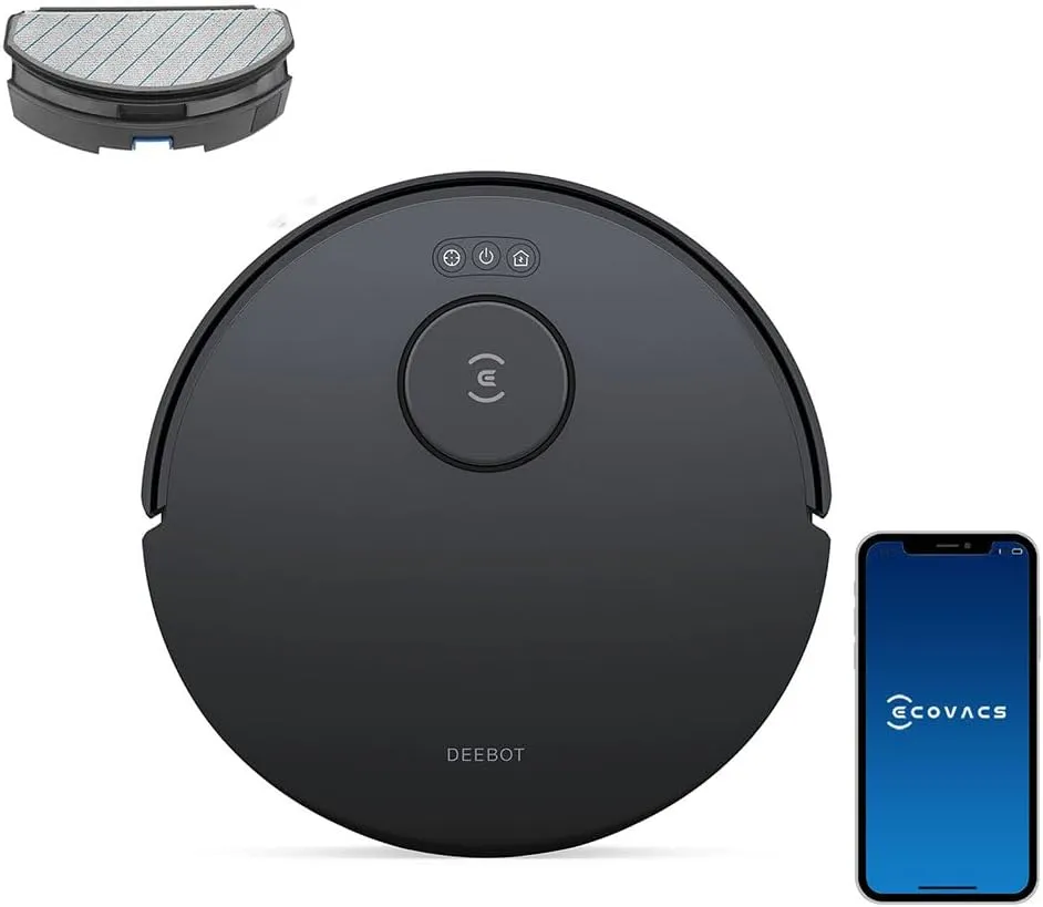 Ecovacs Deebot N20 budget robot vacuum with LiDAR navigation. Press image courtesy Ecovacs.