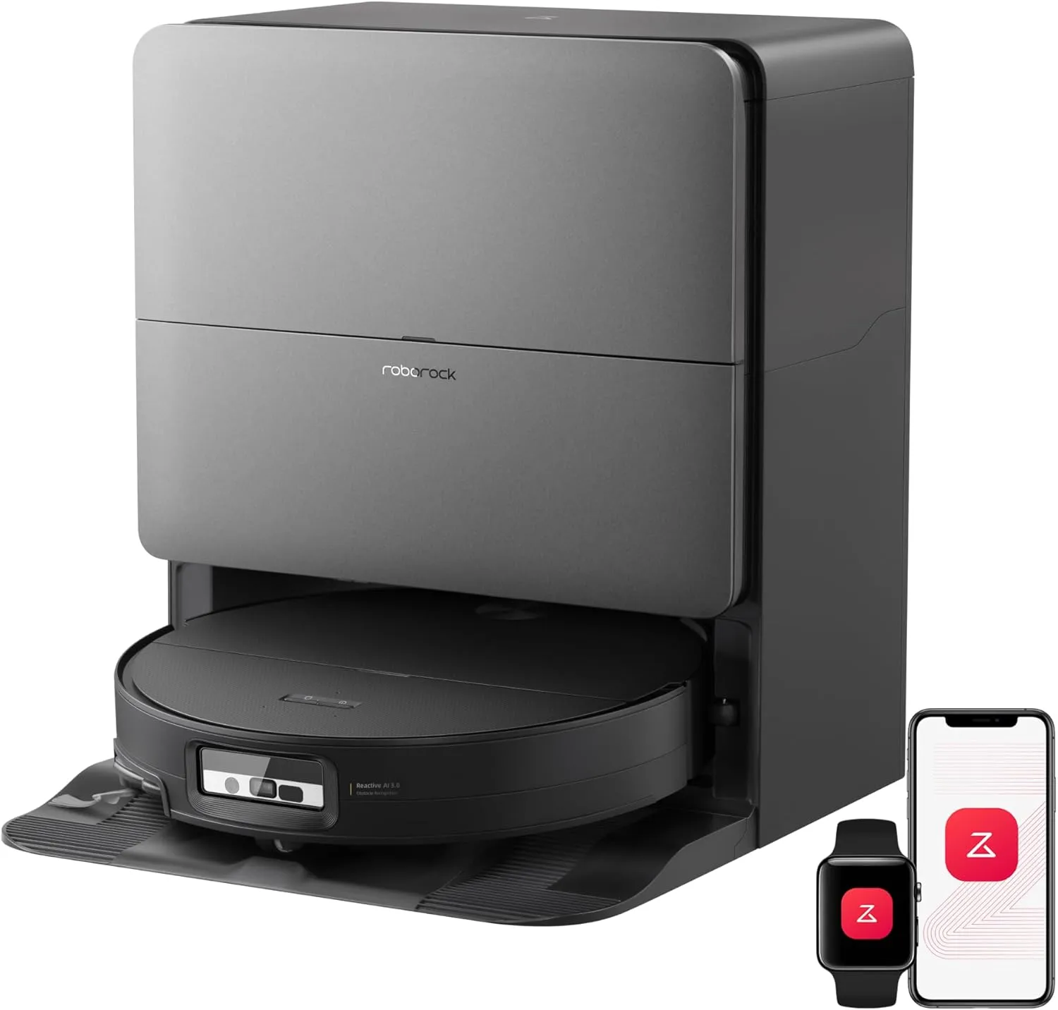 Roborock Saros 20 Sonic robot vacuum with VibraRise mop and 36,000 Pa suction. Press image courtesy Roborock.